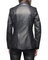 Women Genuine Leather Blazer Coat WB 19